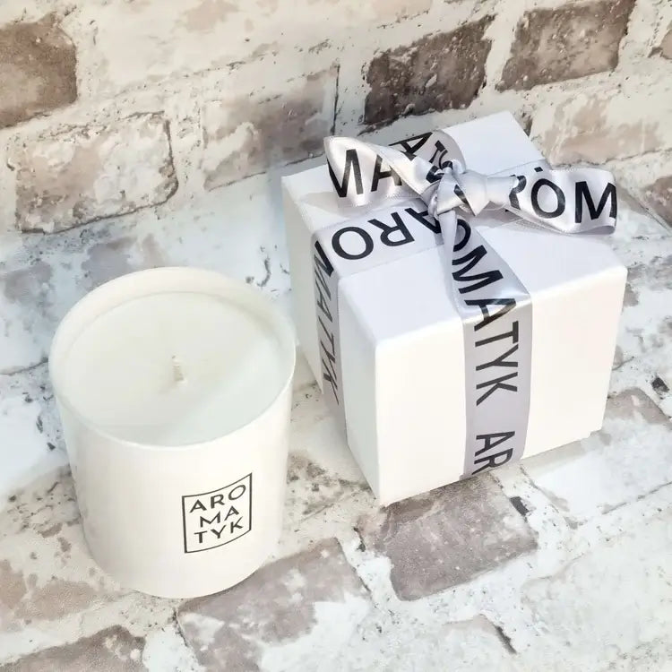 Handmade Glasgow Natural Luxury Scented Soy Wax Glass Candle Gift Wrap