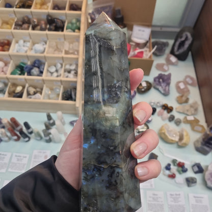 Labradorite Large Crystal Tower