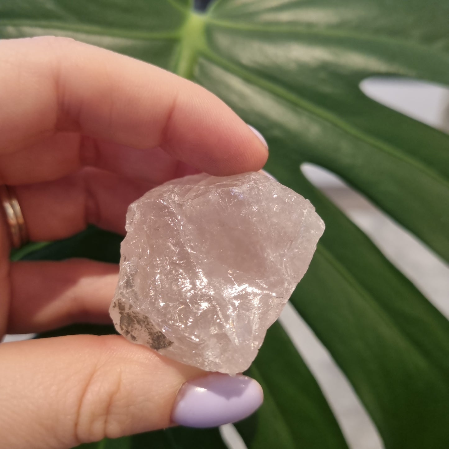 Small Raw Rose Quartz Crystal