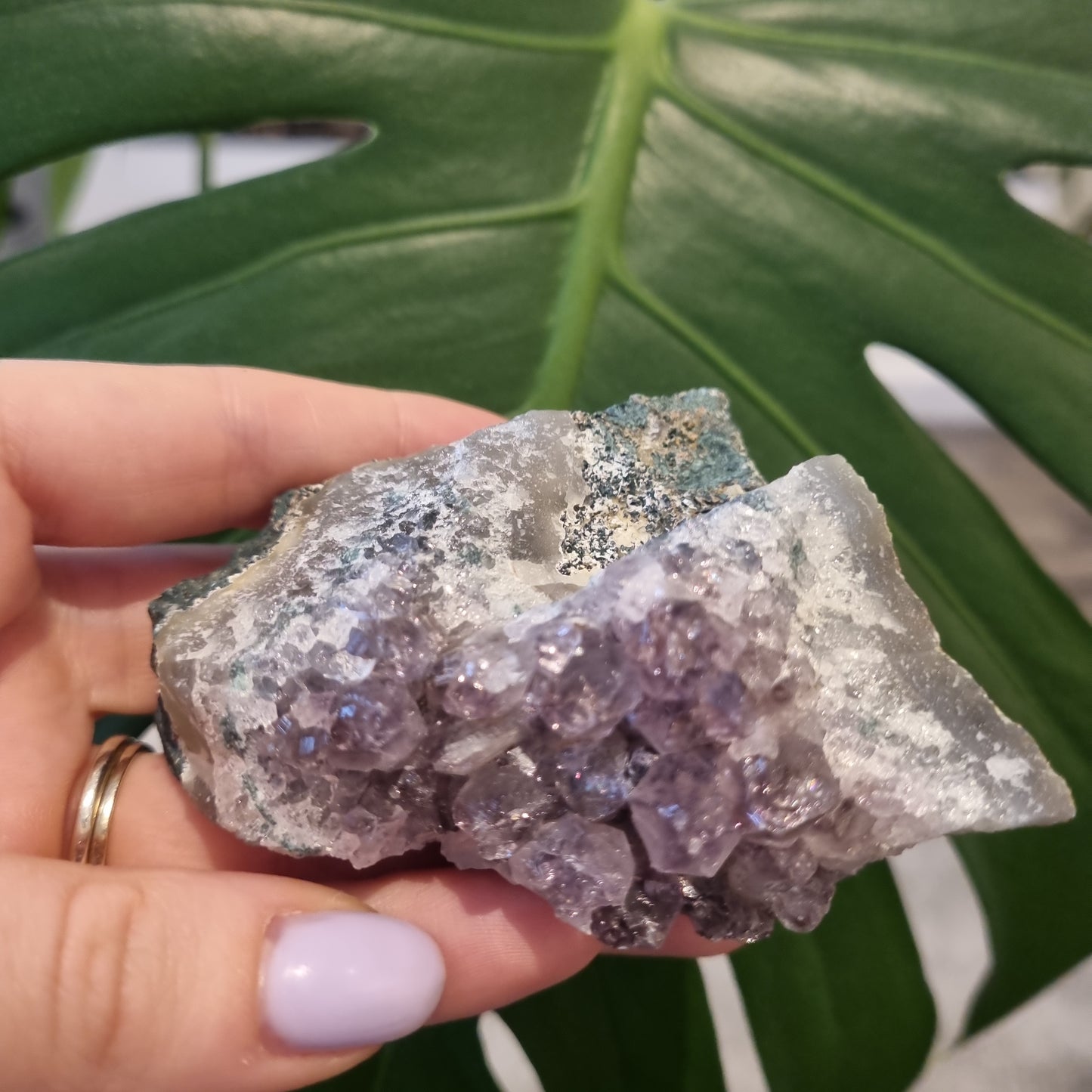 Raw Amethyst Crystal Rock